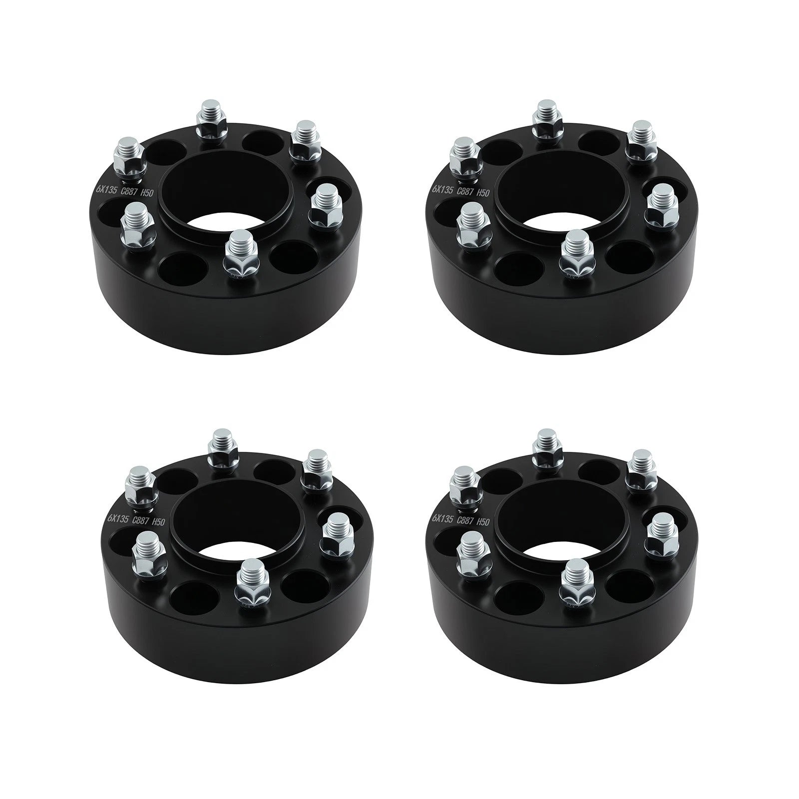 Set of 4 Wheel Spacers 50mm for Ford Expedition Lincoln Navigator 2003–2014 6x135