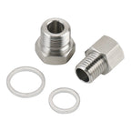 Oil Pressure & Coolant Temp Gauge Fitting Adapters for LS1 LS2 LS3 LS7 LSX (1/8)