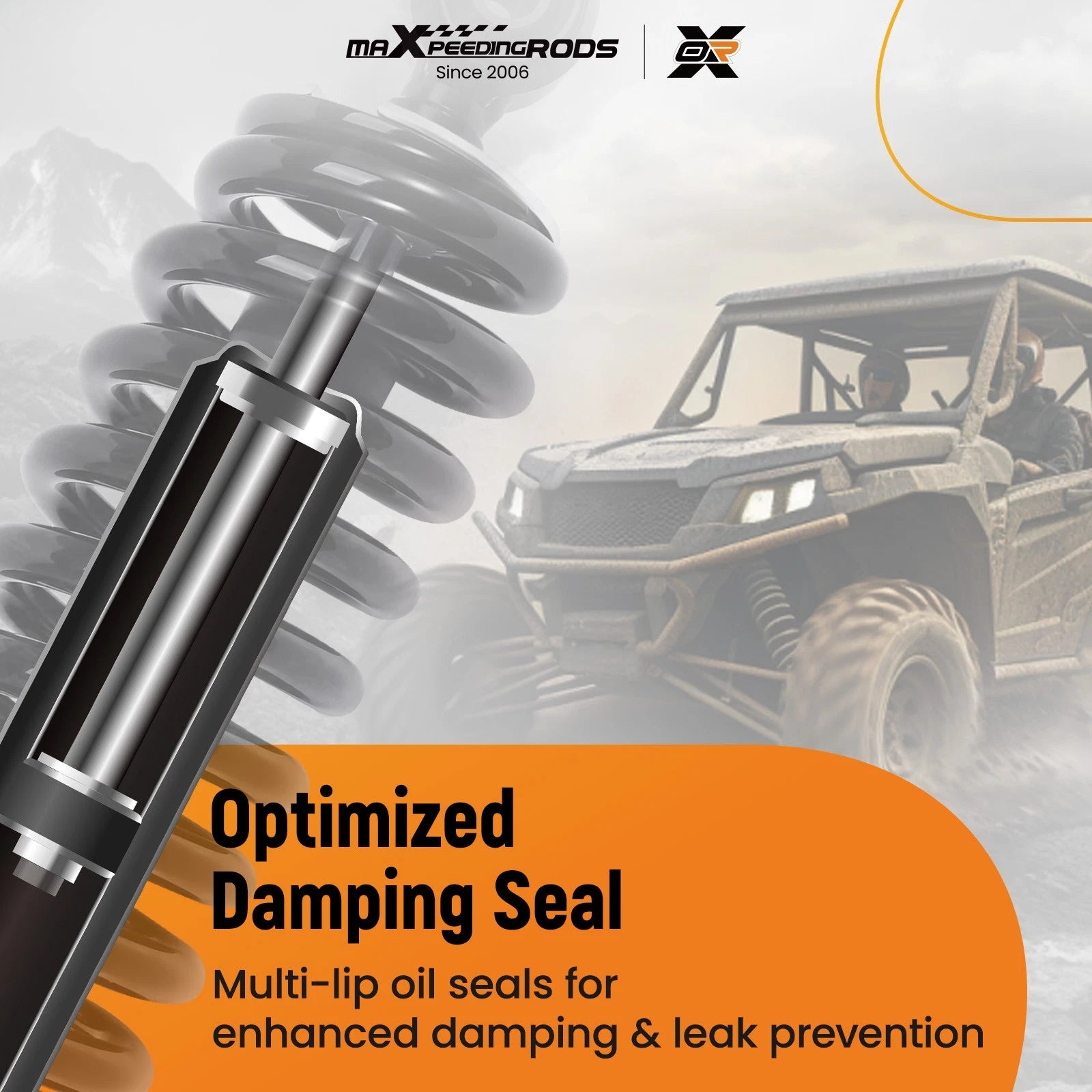 Rear Shocks for Kawasaki Mule PRO-DX PRO-DXT PRO-FX PRO-FXT (2017-2023)