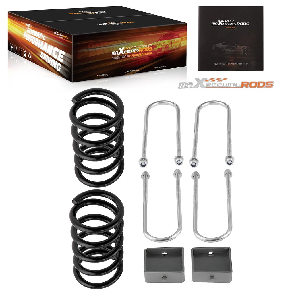 3" Front 4" Rear Drop Coil Spring Lowering Kit for Chevy S10 (1982–2004)