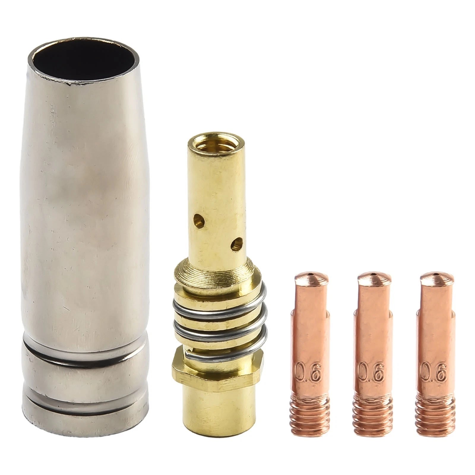 5X MIG Contact Tips for MB15 15AK Welding (0.8/1.0/1.2mm)