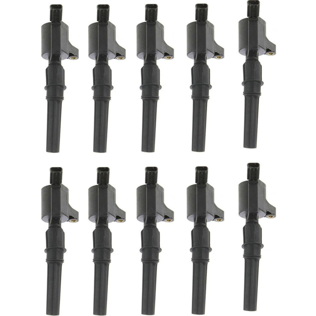 Set of 10 Ignition Coils for Ford E-Series and F-Series