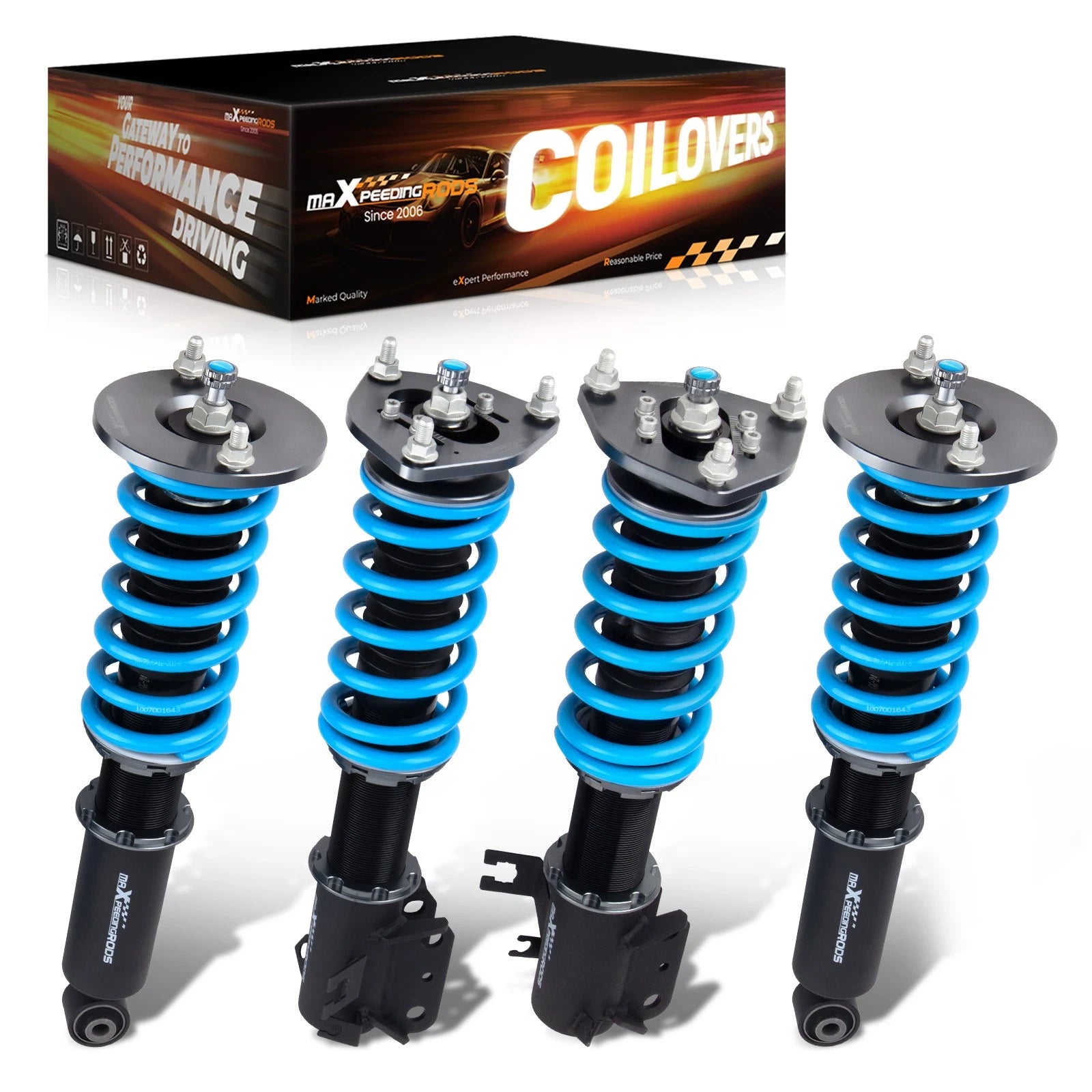 Set of 4 Coilovers 24 Way Damper Struts for Nissan Maxima (2000–2003)