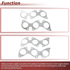 2X Exhaust Manifold Header Gasket for Toyota Tacoma (2006–2014) No.1717331010