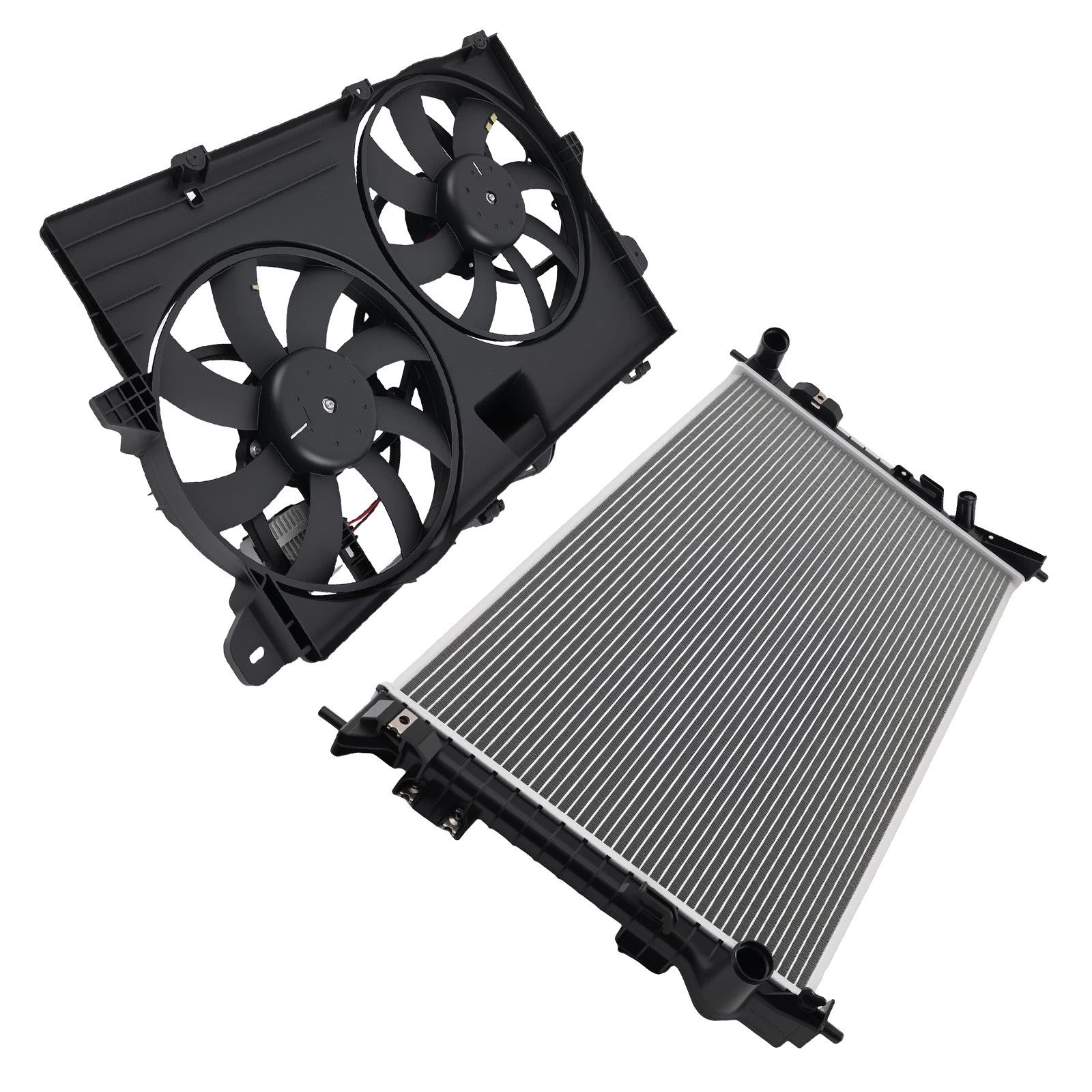 Radiator and Coolant Fan for Ford Edge Lincoln MKX (2007-2015)
