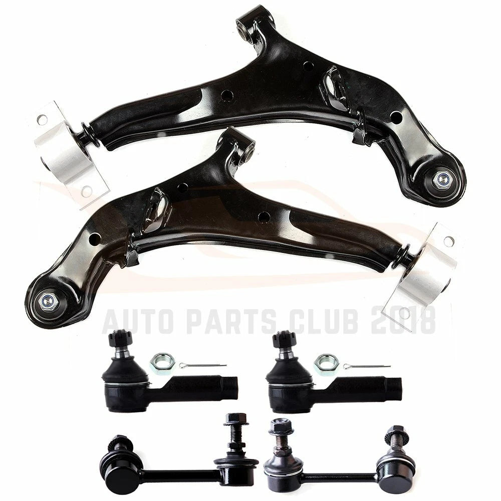 6pc Suspension Kit for Nissan Maxima (2000–2003) - Control Arms, Tie Rods