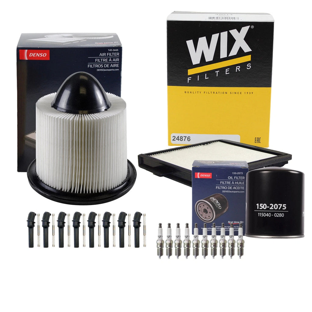 Tune Up Kit with NGK 10 Spark Plugs & Boots for Ford F-250 F-350 (1999–2007)