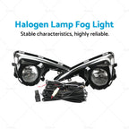 2X Front Grill Bumper Fog Lights for Toyota Yaris (2018–2019)