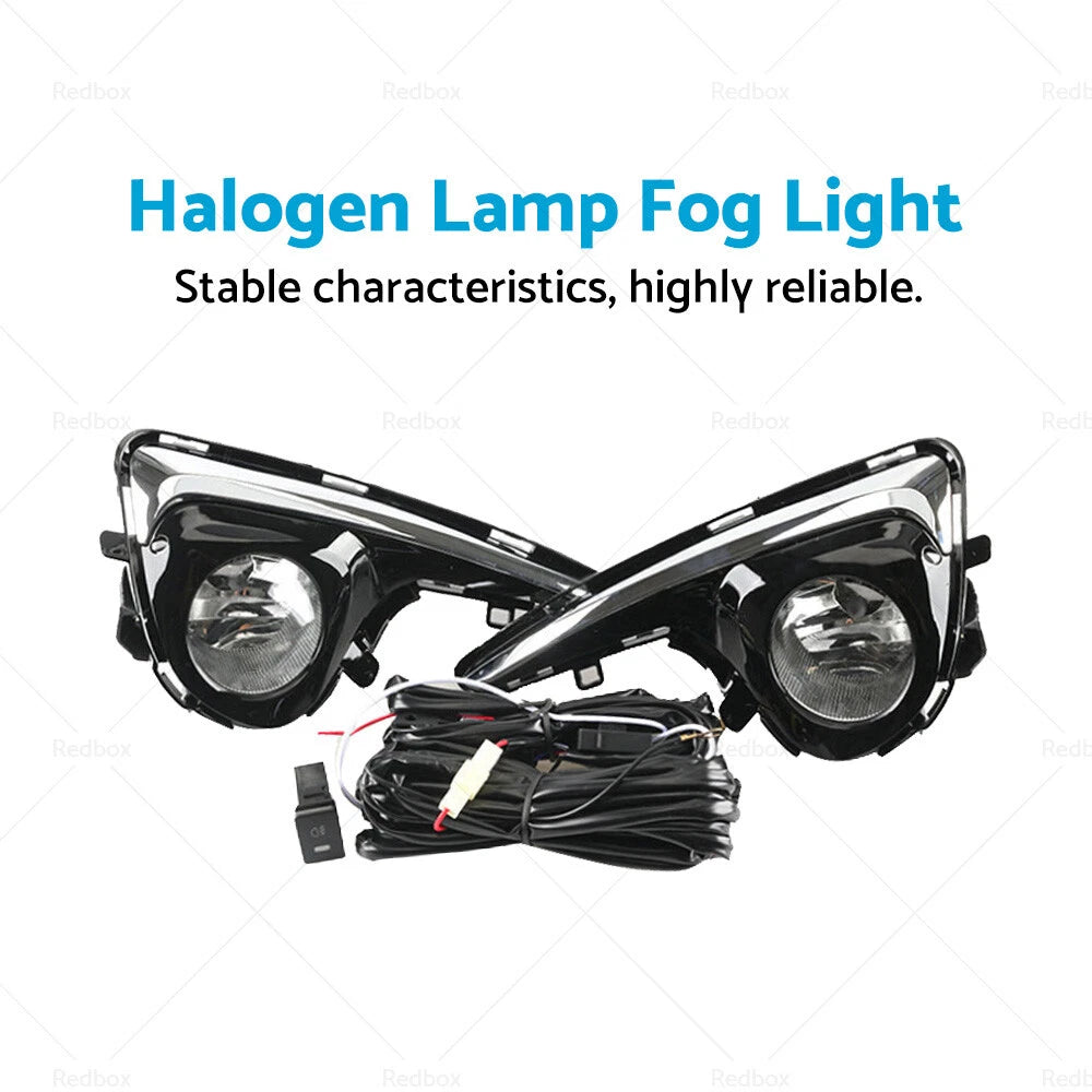 2X Front Grill Bumper Fog Lights for Toyota Yaris (2018–2019)