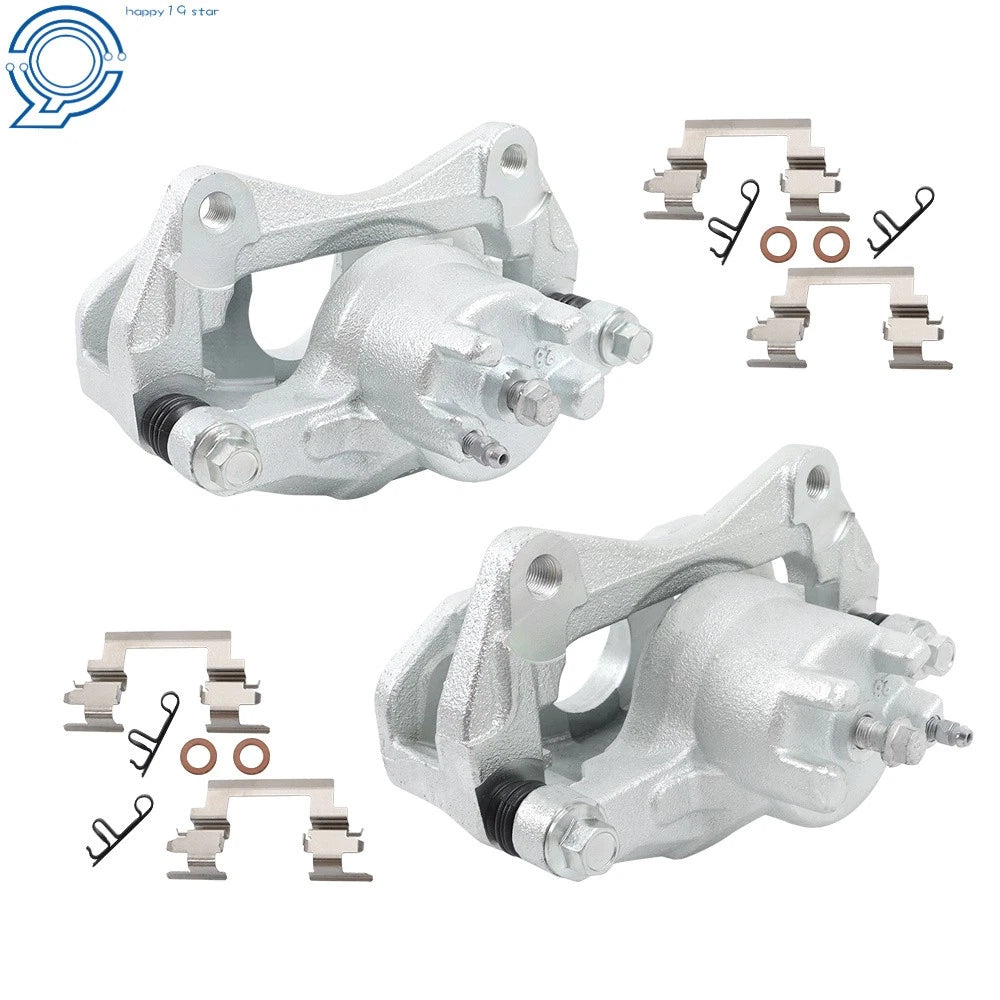 Set of 2 Front LH & RH Brake Calipers w/Bracket 18-B5032C for Mitsubishi Lancer (2008–2017)