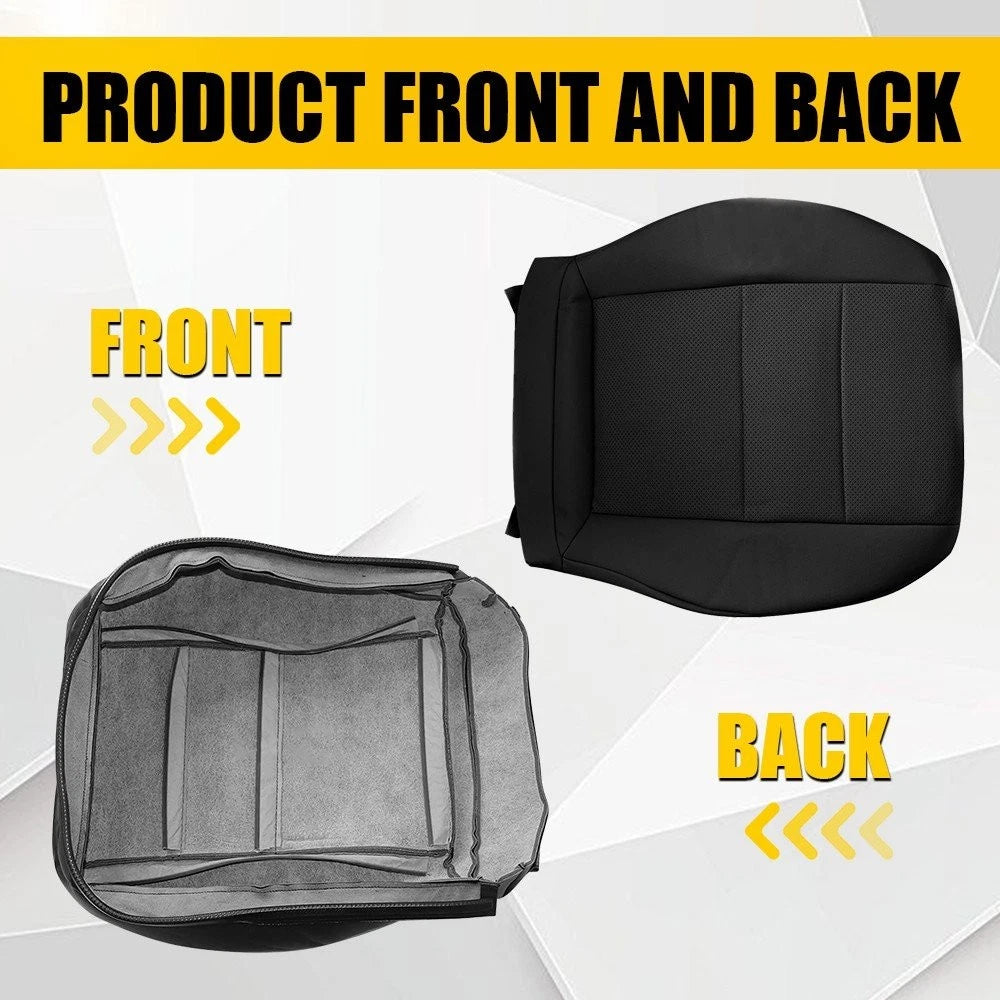 Driver Bottom Seat Cover Black for Mercedes Benz C250 C300 C350 (2008–2014)