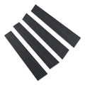 4pc. Luxury FX Brushed Matte Black Pillar Post Trim for 2019-2021 Ram 1500 Crew