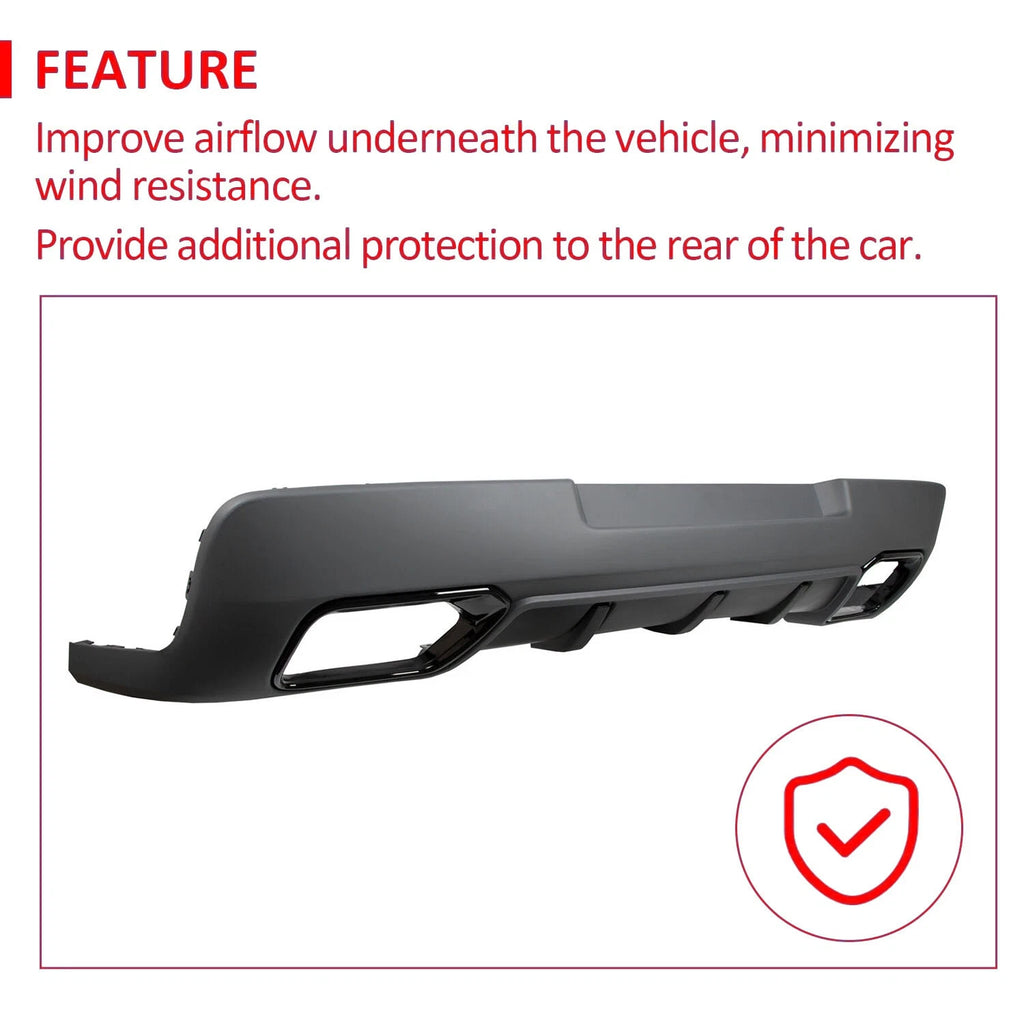 ZL1 Style Rear Diffuser for Chevy Camaro (2014-2015)