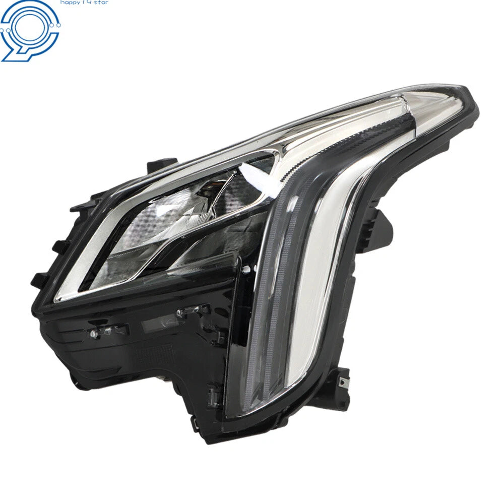 Driver Left Headlight for Cadillac XTS (2018–2019) LED DRL Chrome Clear Lens