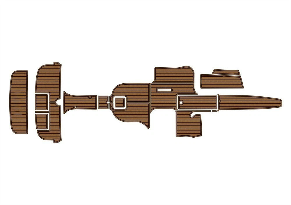 EVA Foam Faux Teak Deck Floor Mat for Cobalt 282 (2005)