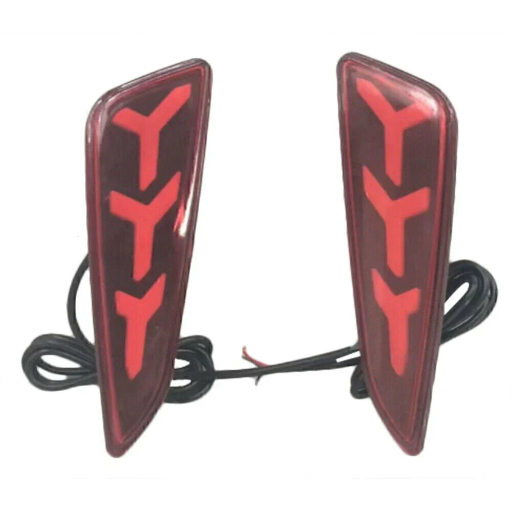 Rear Bumper Lights  Taillights for Toyota CHR (2017-2018) Red