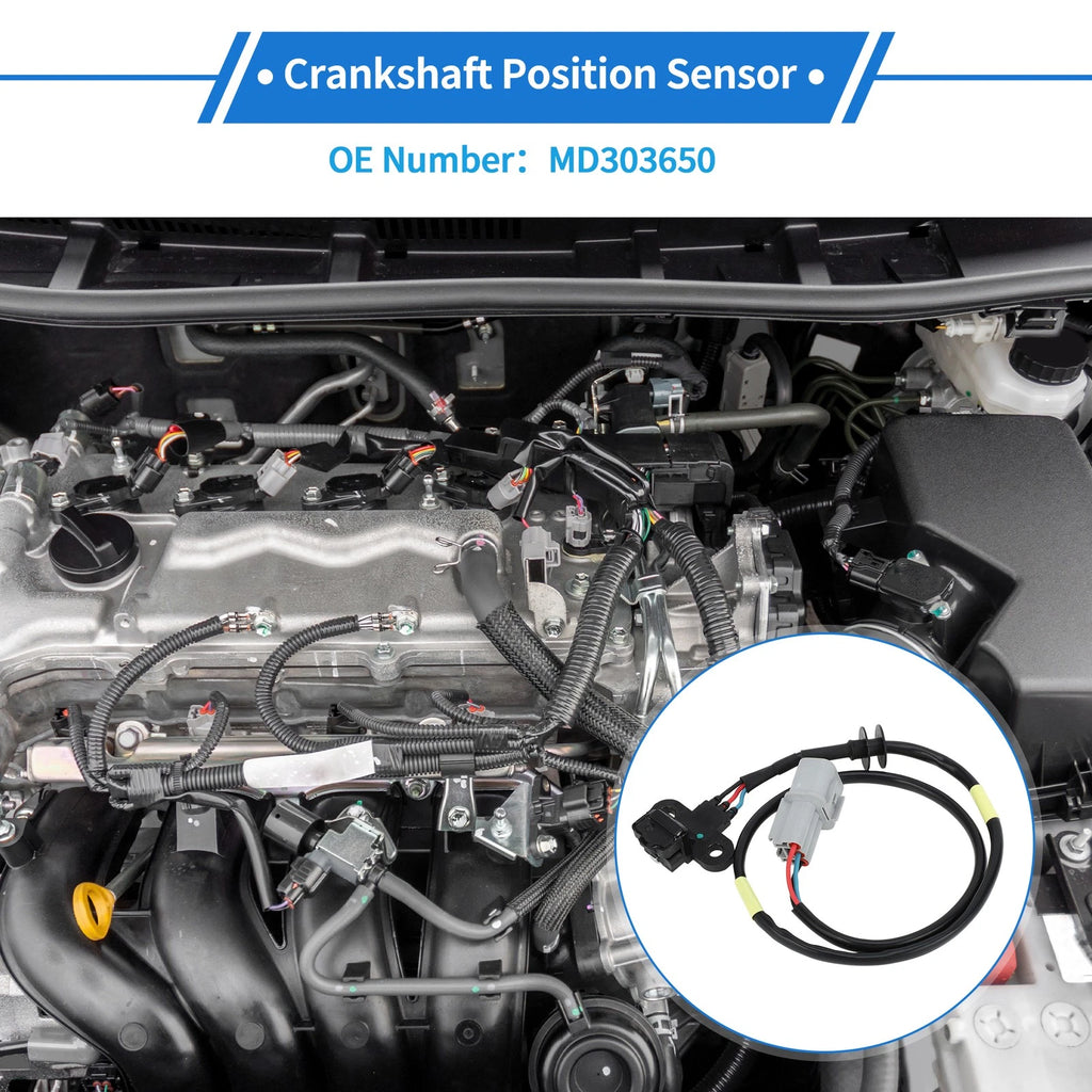 Crankshaft Position Sensor for Mitsubishi Pajero 3.0 V6 24V (1994–1999) MD303650