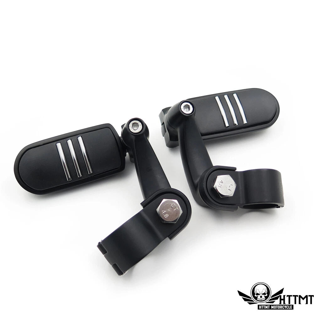 Streamliner Footpegs Footrest Mount Kit for Harley (1.25" Highway Engine Guard)
