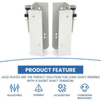 6" Jack Plate Set Back Adjustable Aluminum for Outboard JPL4000