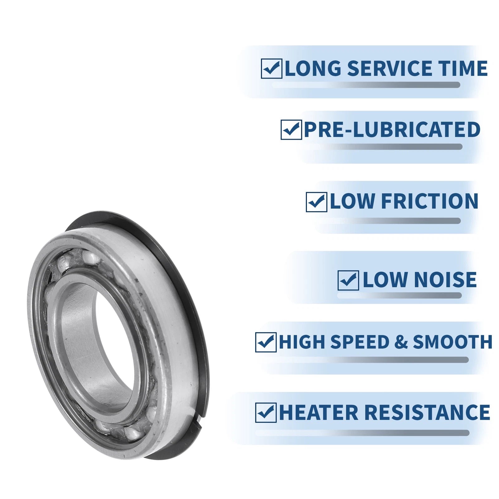 Deep Groove Ball Bearing 6006NR for Scooter Skateboard Wheel (30x55x13mm)