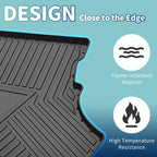 Flat Face Cargo Liner Rear Trunk Mat for Mitsubishi Lancer (2008–2017) TPE