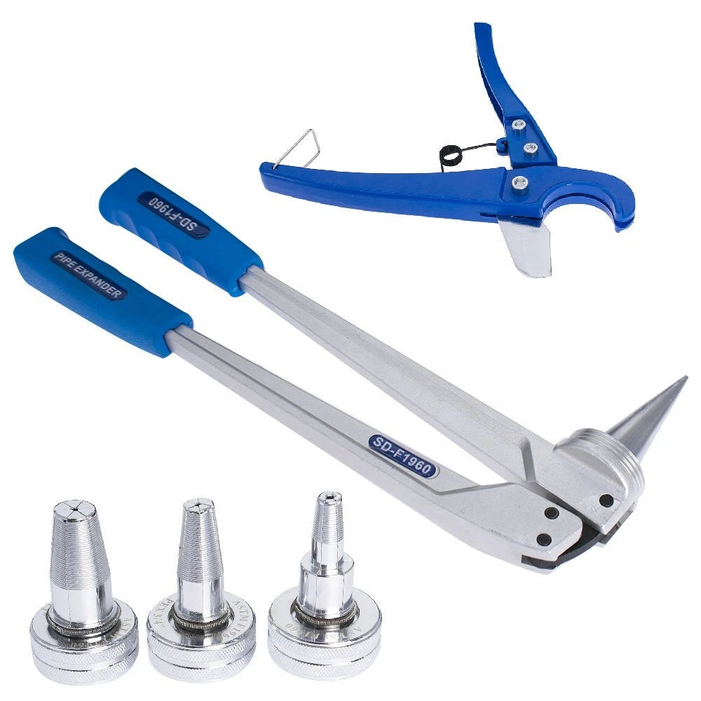 PEX Expander Tool Kit for PEX Tubing (1/2", 3/4", 1")
