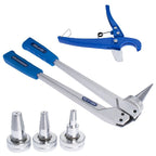 PEX Expander Tool Kit for PEX Tubing (1/2", 3/4", 1")