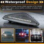 Side Marker Fender Light 63237271008 for BMW X3 F25 (2011–2017) Transparent Lens