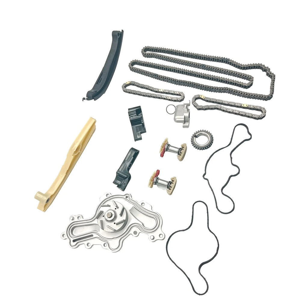 14x Engine Timing Chain Kit with Water Pump for Ford Taurus Flex MKX MKZ (2008–2019)