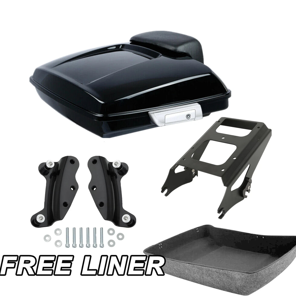 Trunk Pad Mount Rack Docking Kit for Harley Road Glide (2009–2013)
