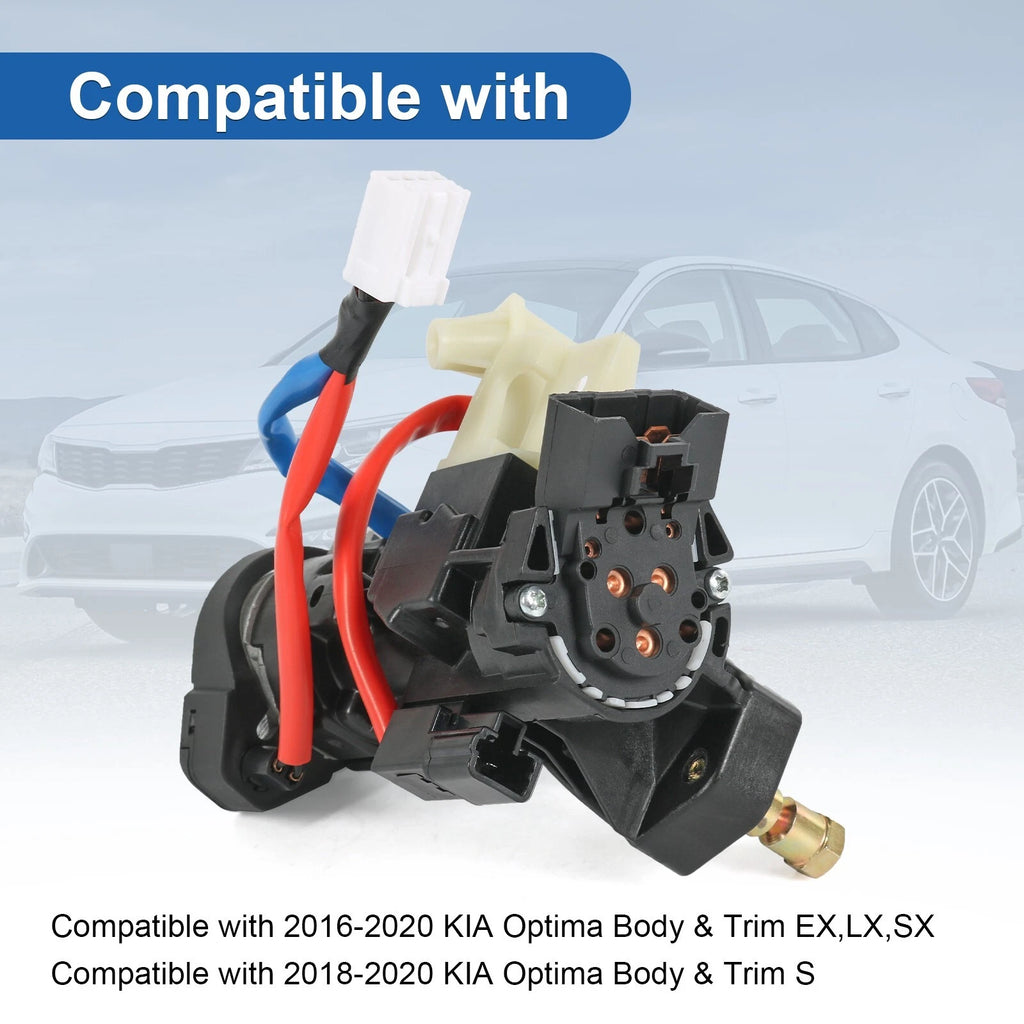 Ignition Lock Assembly with Keys for Kia Optima (2016-2020)