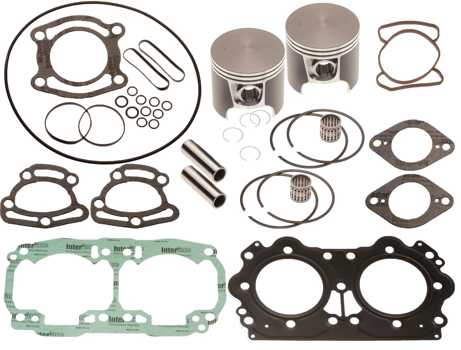 Top End Rebuild Piston Gasket Kit for SeaDoo 951 Carb RX XP GSX GTX (1998–2002) .50MM