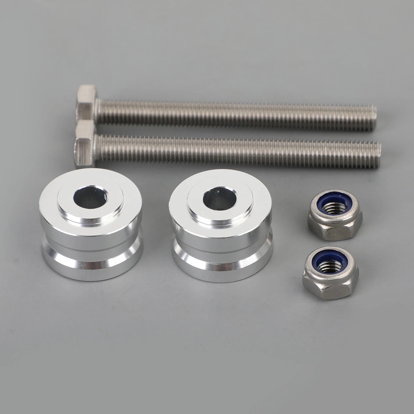 CNC Silver Handlebar Bar Risers for Suzuki DL 1050 V-Strom 1050, XT (2019–2020)
