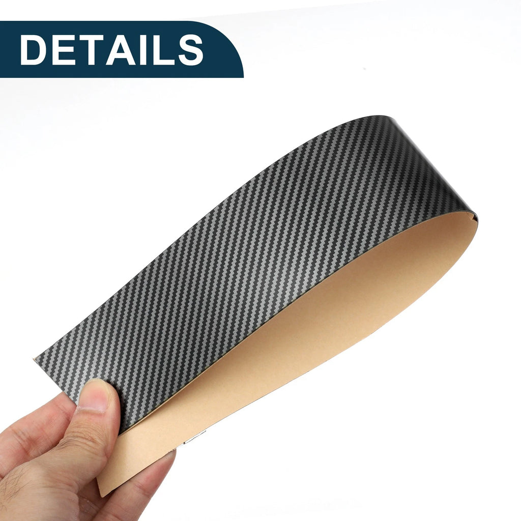 8 Pcs Door Pillar Window Trim for Toyota Prius (2010–2015) Carbon Fiber Black