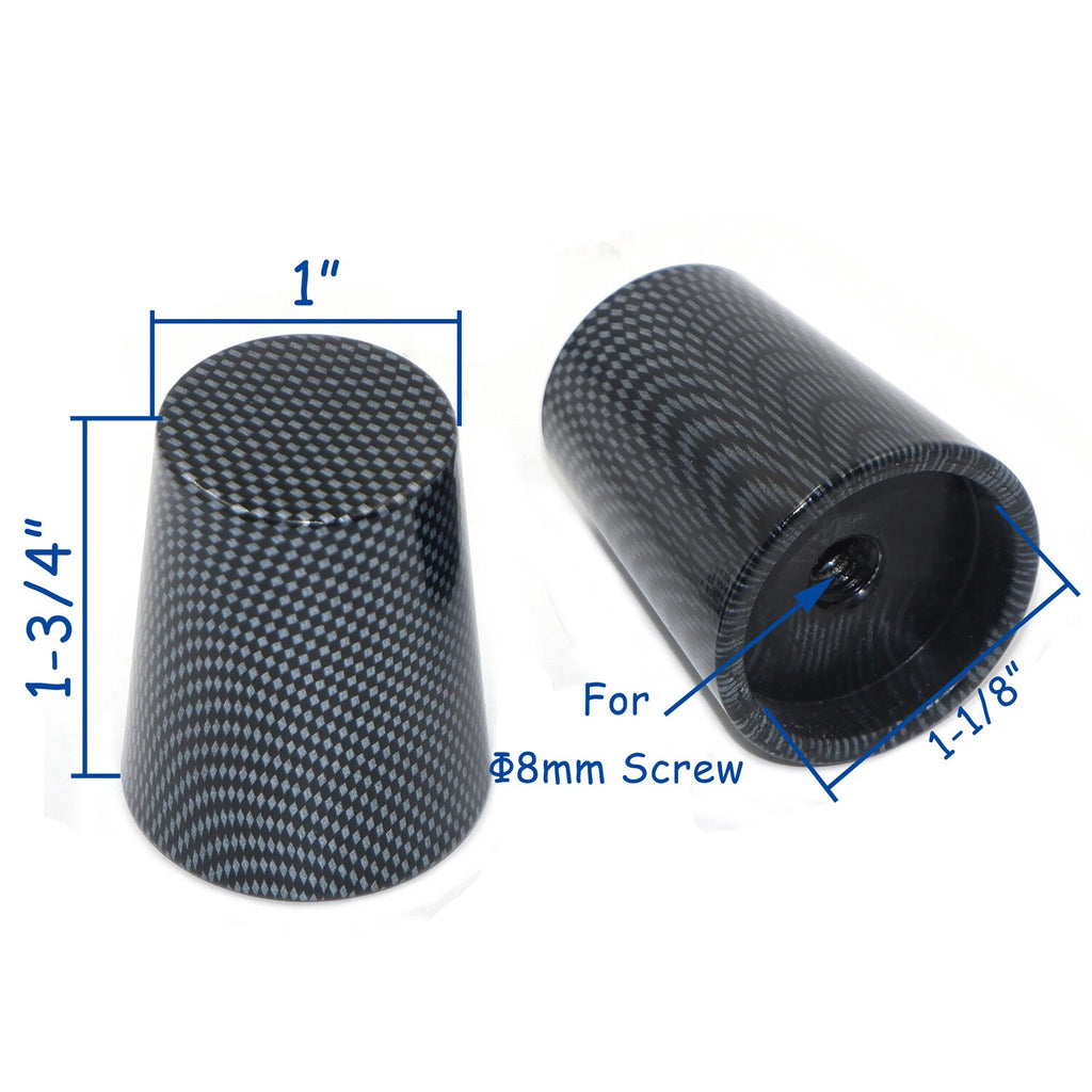Set of 2 Handle Bar Ends Grip for Universal 8MM Screw Fit