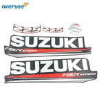 Top Cowling Sticker Kit for Suzuki 4 Stroke 225HP (Graphics Decals)