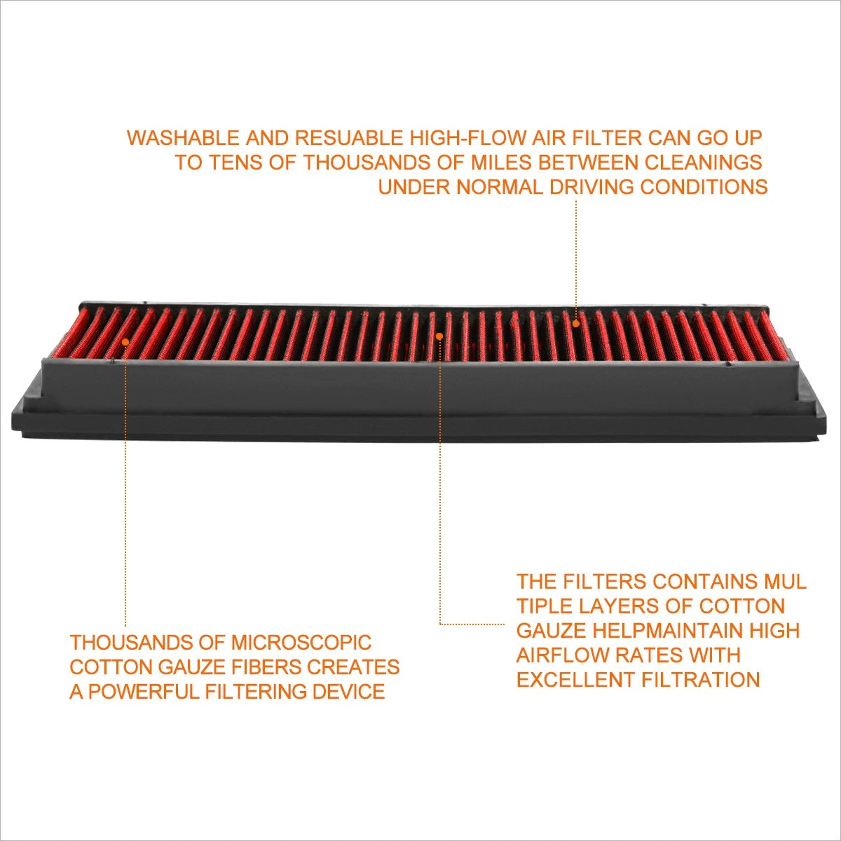 Grille Insert for Honda Pilot (2016–2018) - Factory Style Horizontal Slats