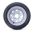Libra Golf Cart Tire Assembly 215/35-12 on 4x4" ET-25.4 Silver Wheel 14004