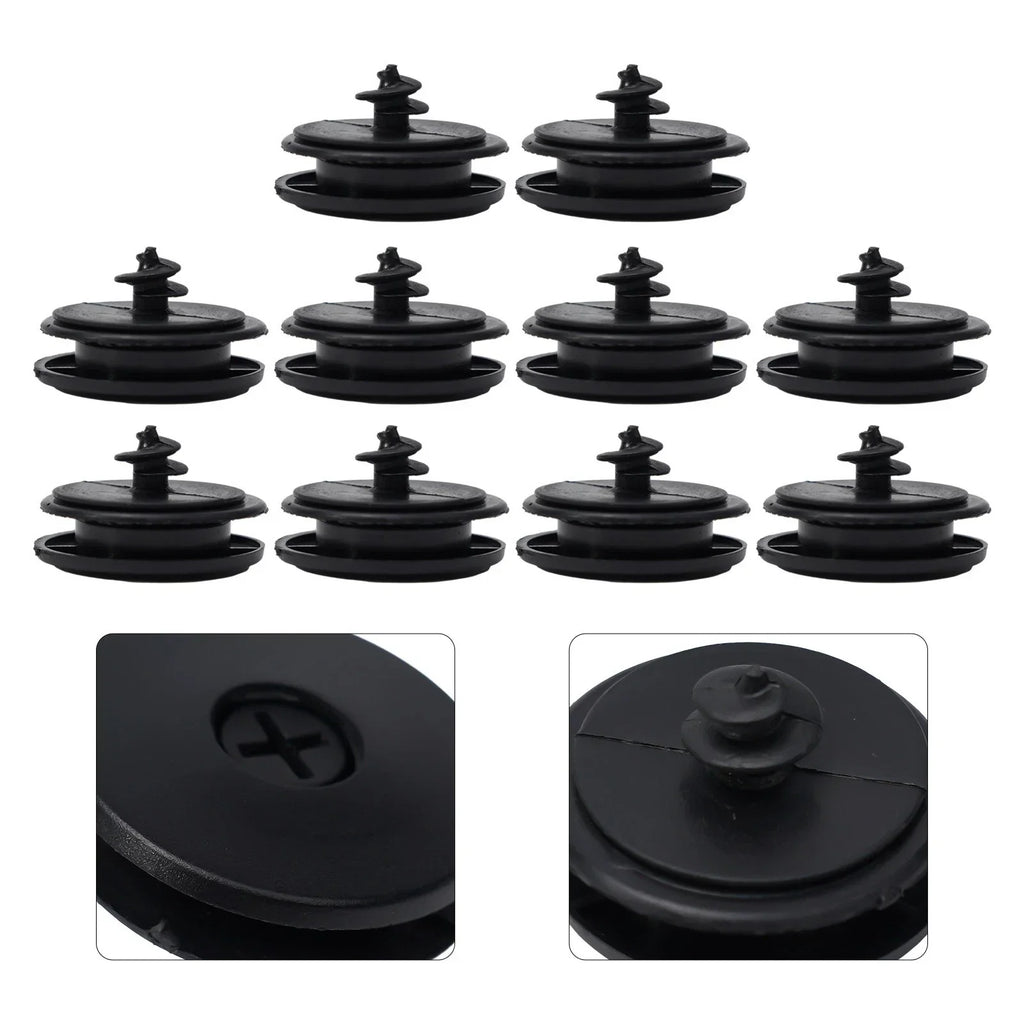 2 x Car Floor Mat Anti-Slip Clip Auto Carpet Fixing Grips Clamps Holders Black