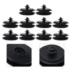 2 x Car Floor Mat Anti-Slip Clip Auto Carpet Fixing Grips Clamps Holders Black
