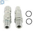 Hydraulic Quick-Connect Coupler for John Deere 27C 27D 260 325 CT332 (2000–2023)