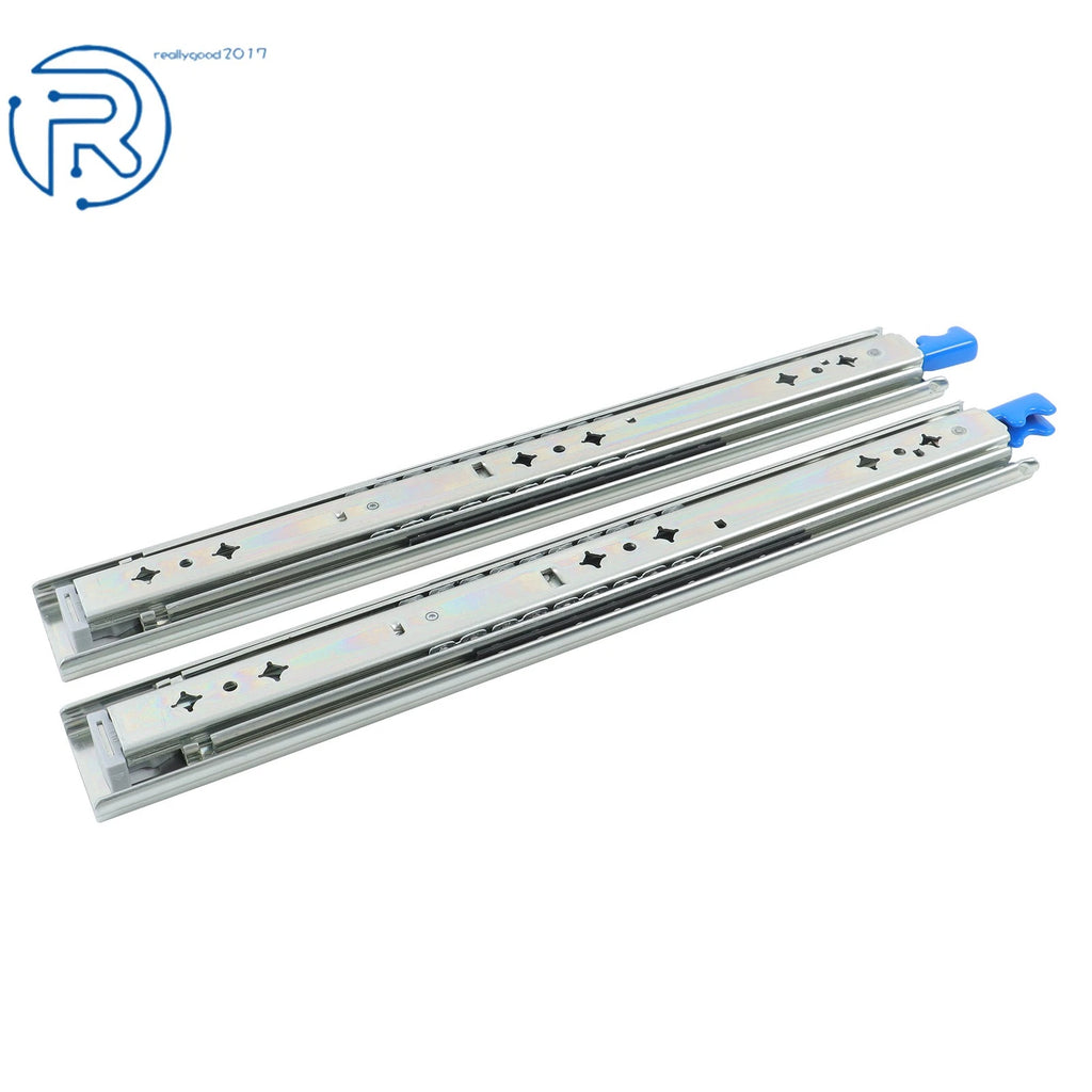 1 Pair Heavy Duty Drawer Slides for Universal Applications (16 Inch, 250 Lbs)