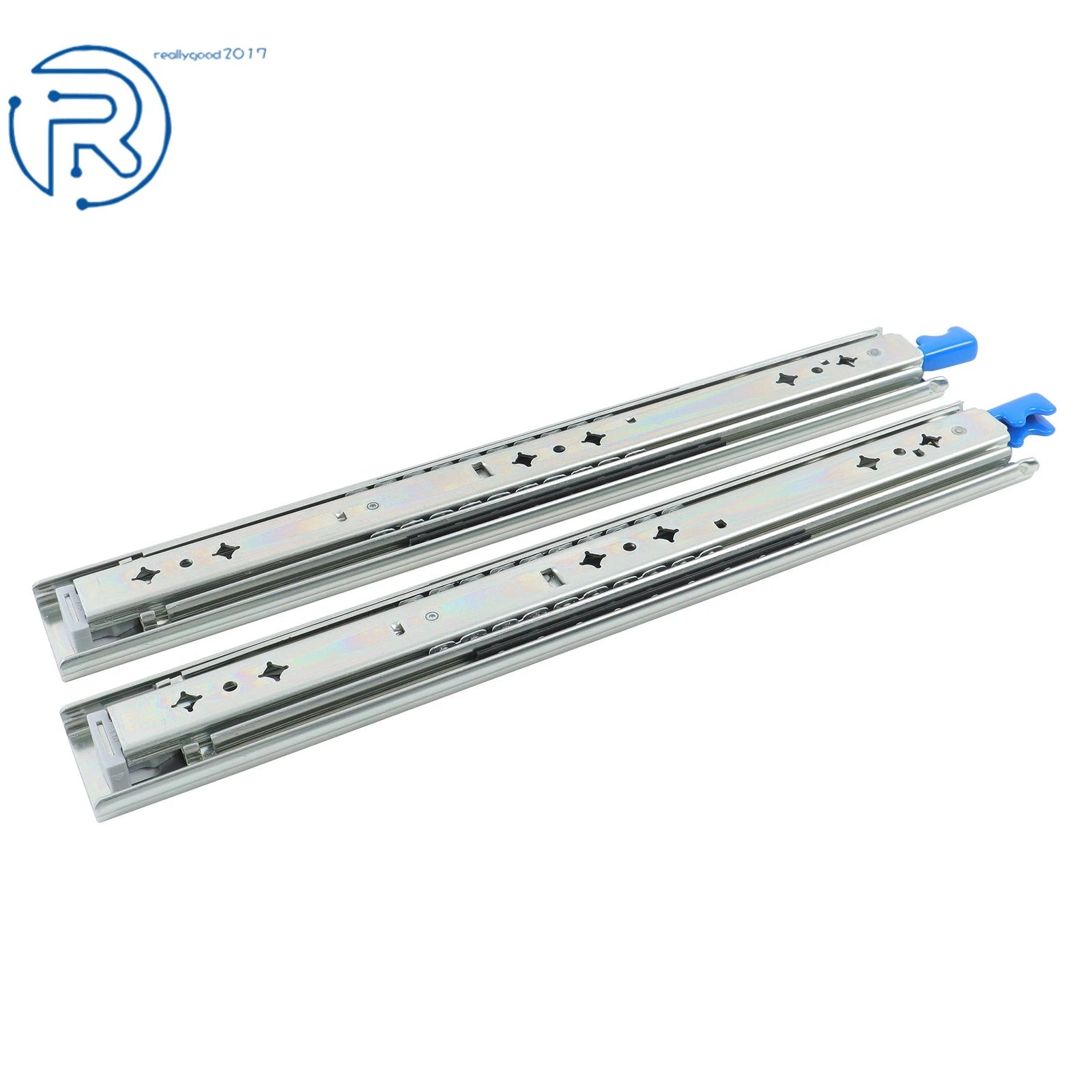 1 Pair Heavy Duty Drawer Slides for Universal Applications (16 Inch, 250 Lbs)