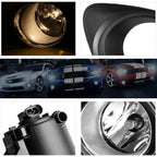 Clear Lens Fog Light Set for Toyota Corolla (2011–2013) - Includes Bezel & Switch