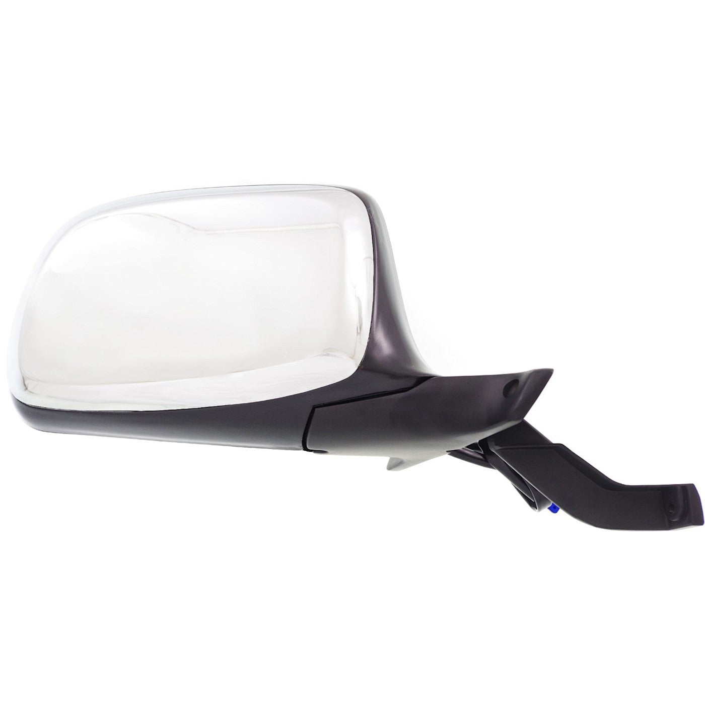 Set of 2 Power Side View Mirrors for F-Series Truck (Chrome & Black)