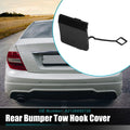 Rear Bumper Tow Hook Cap for Mercedes Benz E-Class (W212) A2128850726 Black
