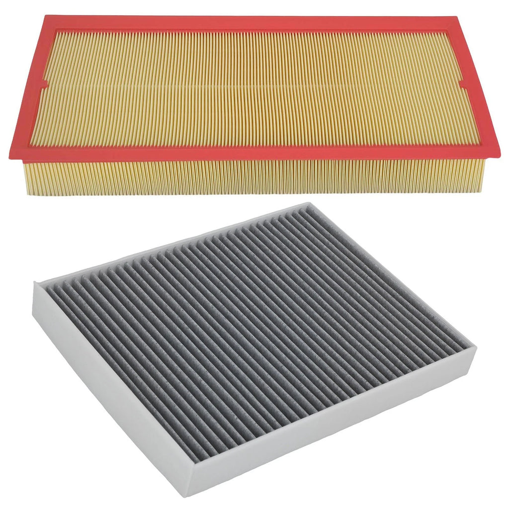 Set of 2 Engine and Cabin Air Filters for VW Touareg (2004–2017) 7L0129620 C35762C