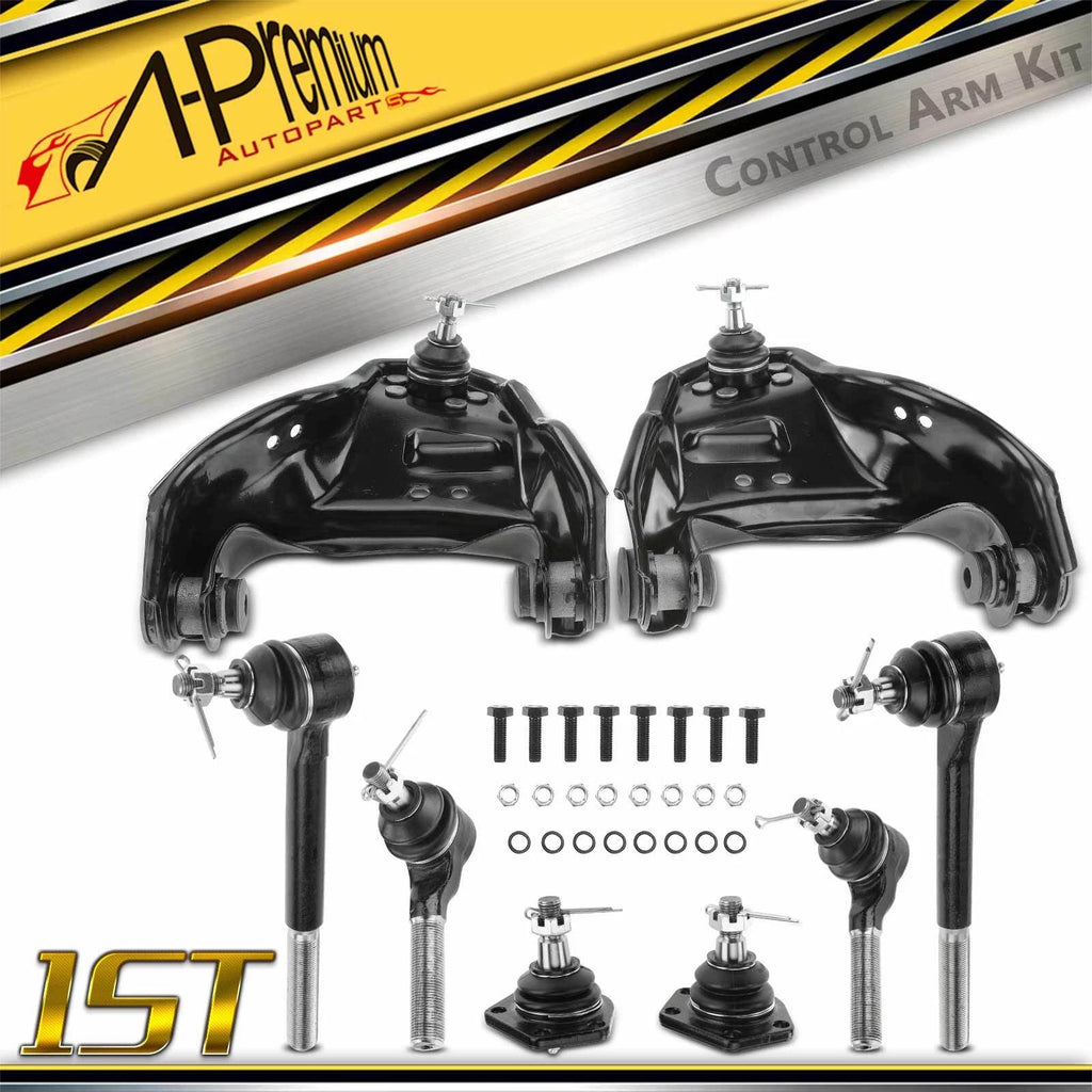 8x Front Upper Control Arm Tie Rod End for Chevrolet Blazer (1995–1996)