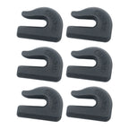 Set of 6 Weld On Grab Hooks for Heavy-Duty Applications (6600lbs Capacity)