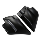 Battery Side Covers for Harley Touring Road Glide (2009-2024) Black Denim